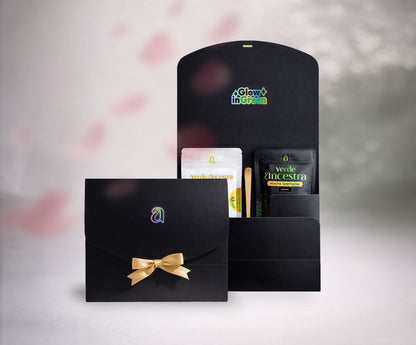 Kit Ceremonial de Regalo — Matcha Clásico + Premium | Verde Ancestra Verde Ancestra