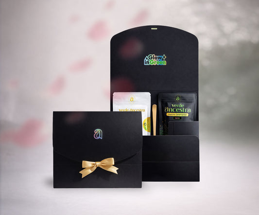 Kit Ceremonial de Regalo — Matcha Clásico + Premium | Verde Ancestra Verde Ancestra