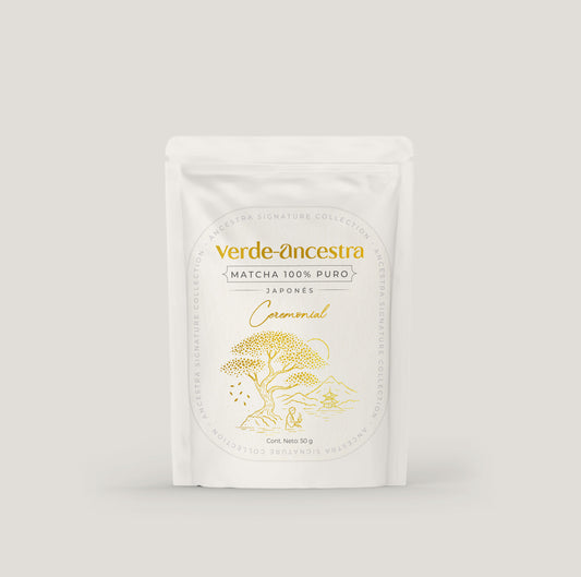Matcha Ceremonial Japonés – Primera Cosecha 2025, Umami Intenso y Textura Ultrafina Verde Ancestra