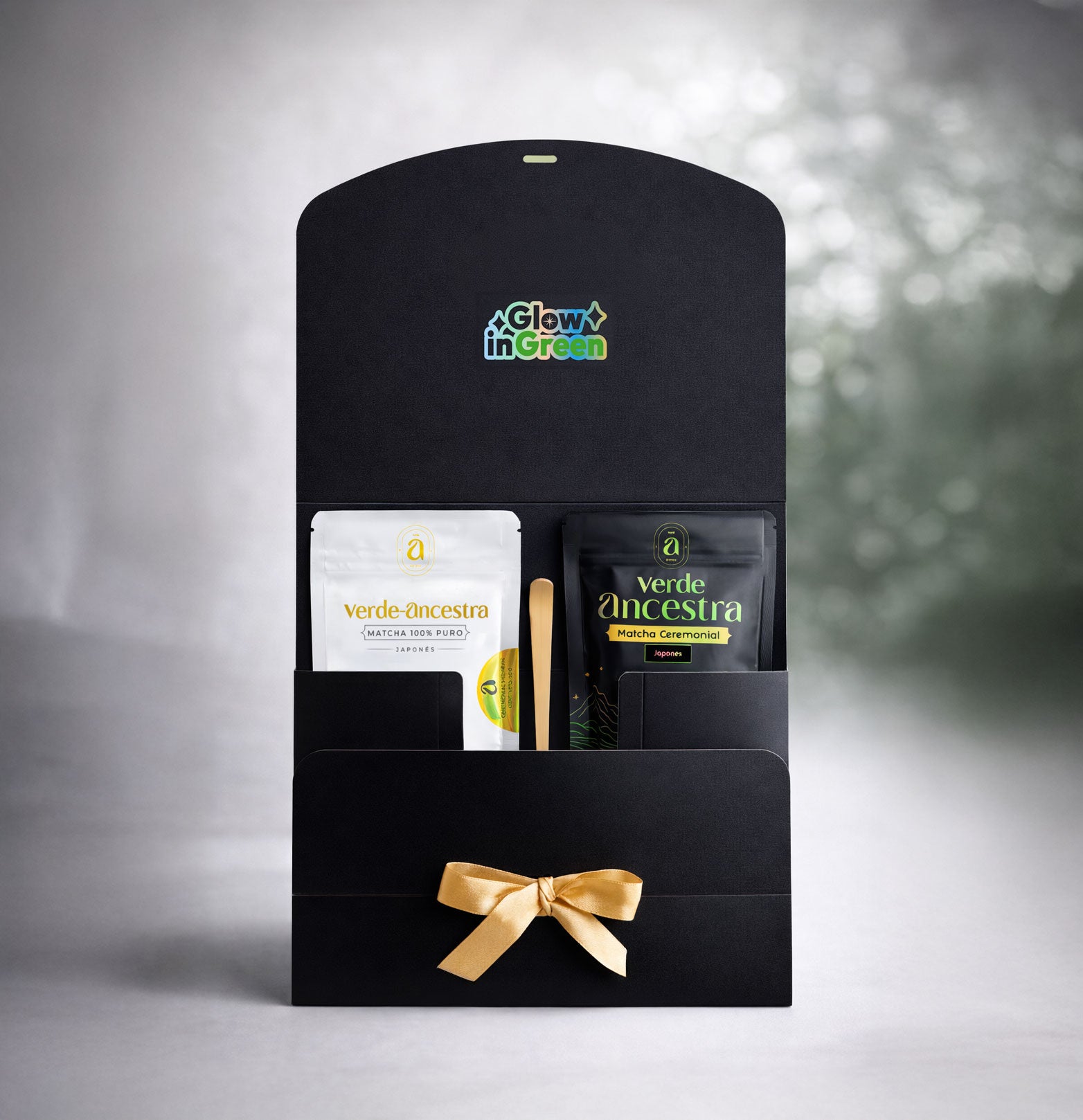 Kit Ceremonial de Regalo — Matcha Clásico + Premium | Verde Ancestra Verde Ancestra